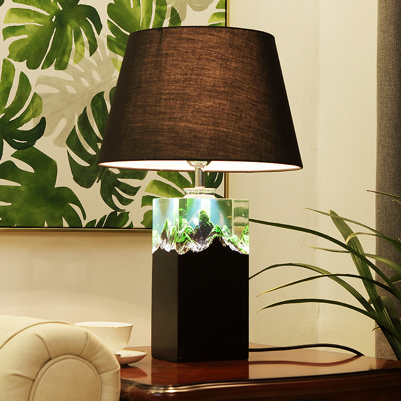 lampu meja resin