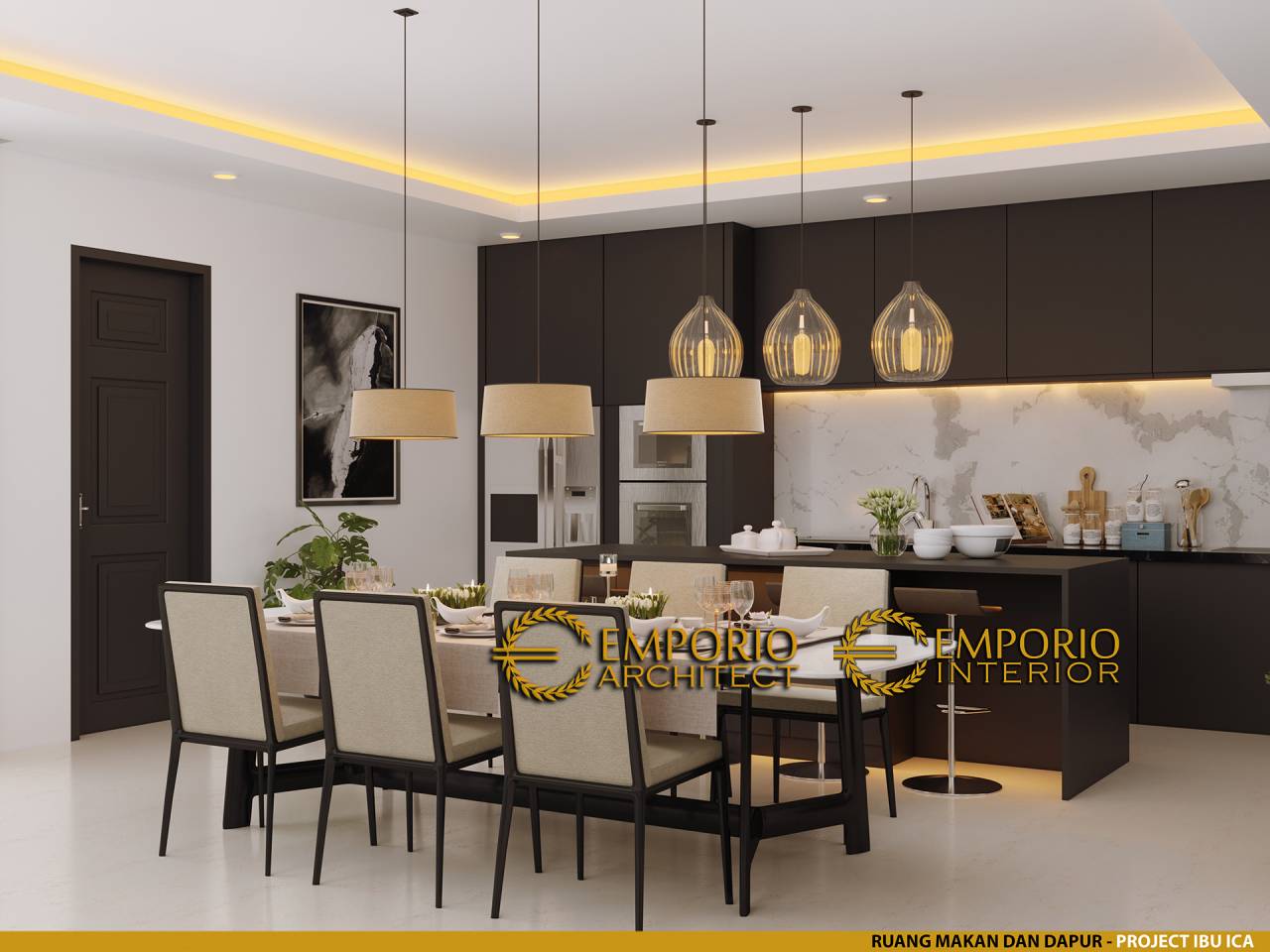 10 Desain Interior Ruang Makan Ini Hadirkan Nuansa Berbeda Tertarik