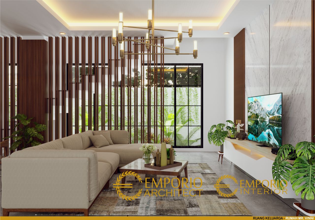 Desain Interior American Style Luxurious Villa 2 Lantai Mr Vinni