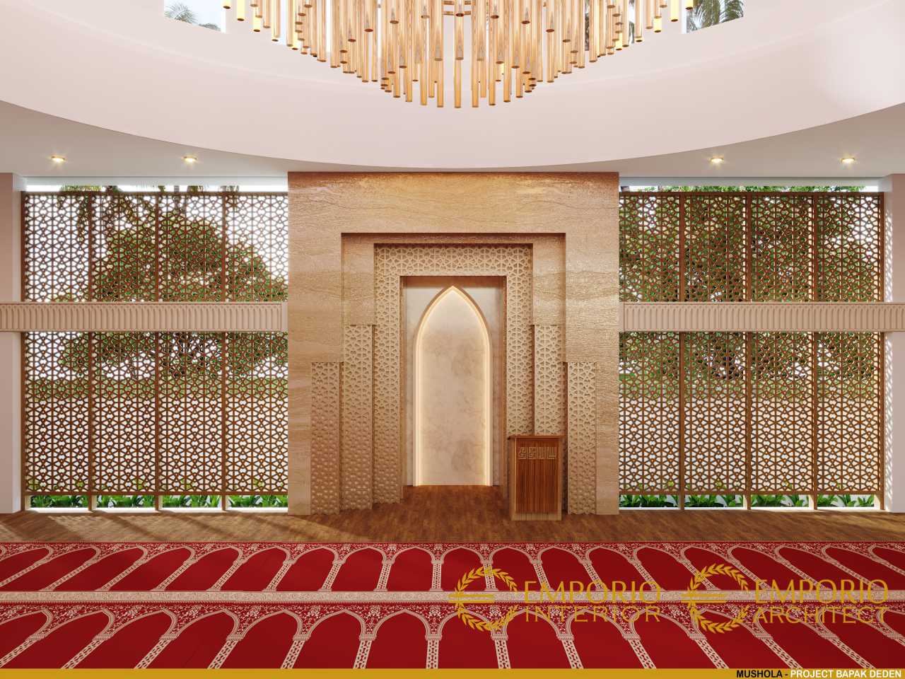 Desain Interior Masjid Jamie Al Minah Di Cikarang Bekasi Jawa Barat 8823995270220022618 0 