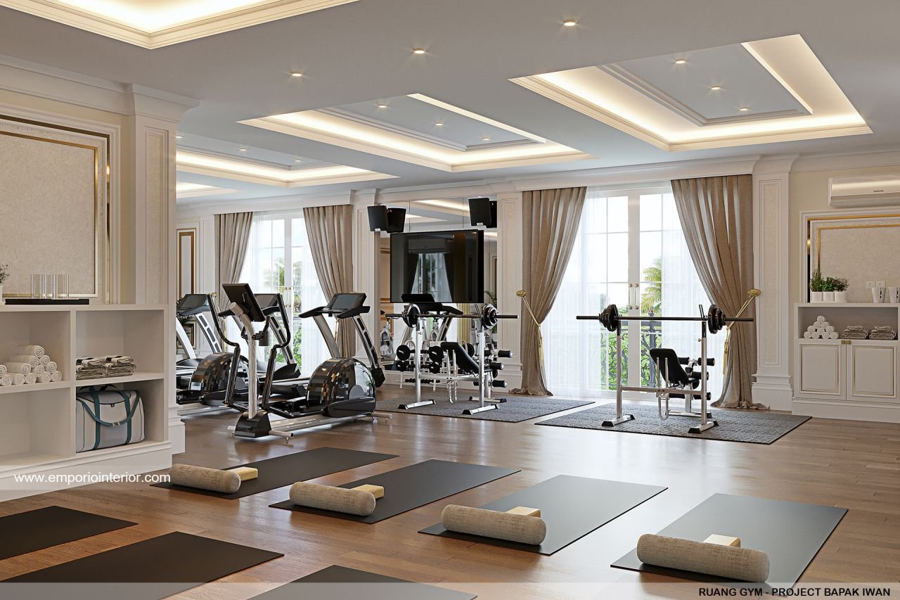 Desain Ruang Gym Interior Rumah Bapak IWN di Jambi #14082