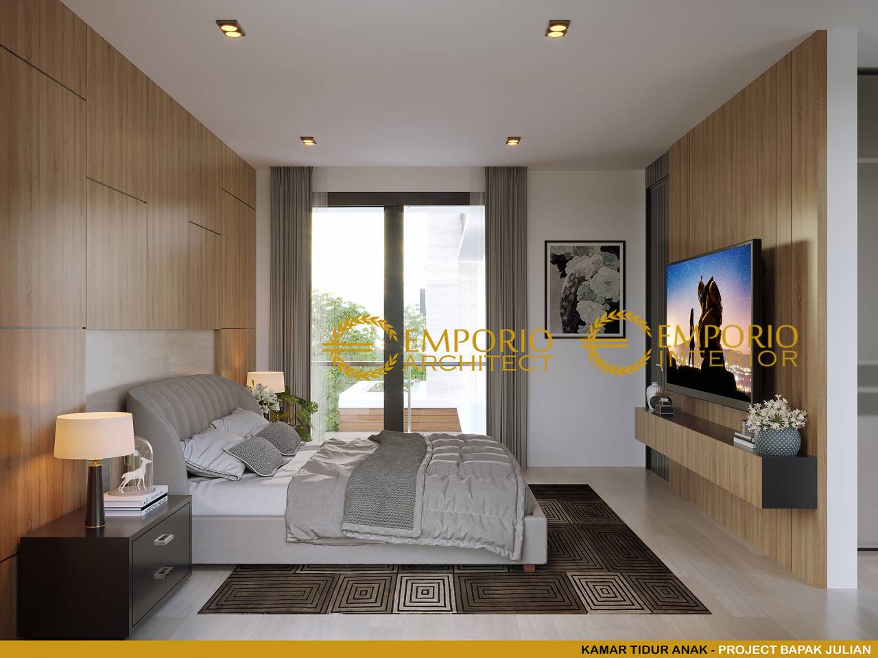  Desain  Interior Rumah Modern 2 Lantai Bapak Julian Di 