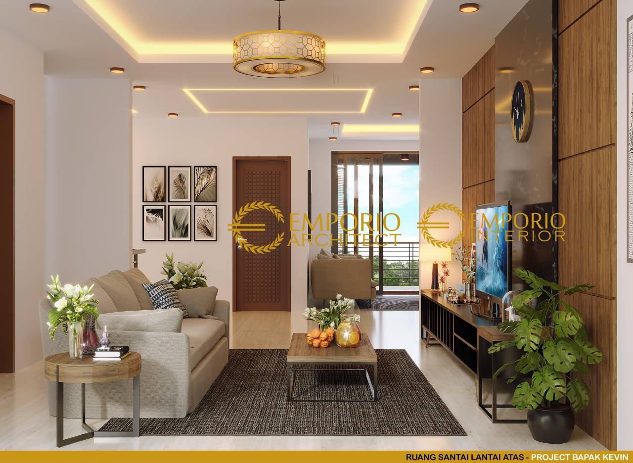 View Detail Desain Interior Rumah Modern 2 Lantai Bapak Kevin Di ... Interior Project