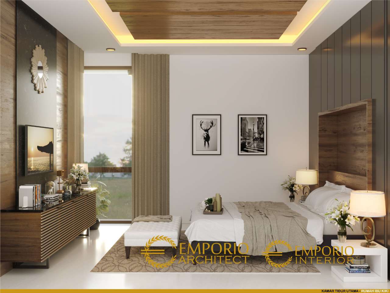 Desain Interior Rumah Modern 2 Lantai Ibu Kiki Di Bogor Jawa Barat