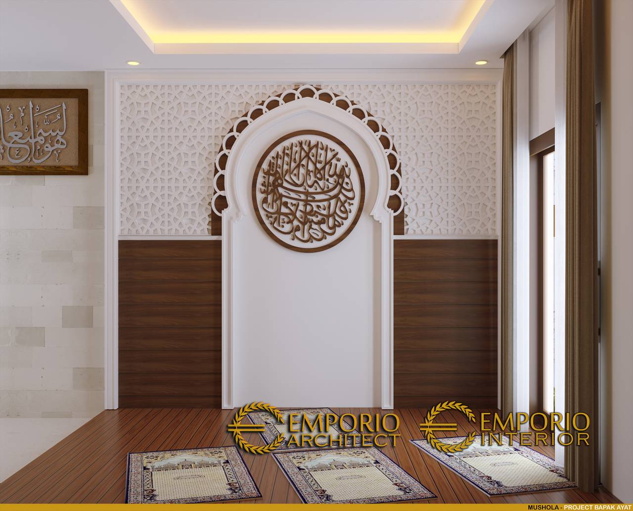 15 Desain Interior Musholla Pada Rumah Berkonsep Islami (Part 3) - Blog
