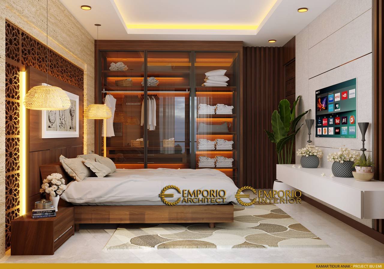 View Detail Desain Interior Rumah Villa Bali Modern 2 Lantai Ibu Emi ... Design Interior